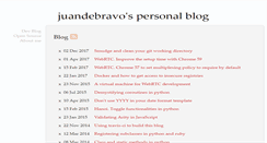 Desktop Screenshot of juandebravo.com