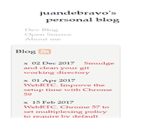 Tablet Screenshot of juandebravo.com